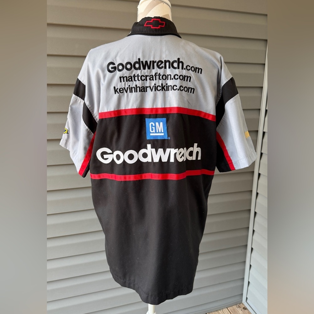 Vintage NASCAR Kevin Harvick Pit Crew Shirt Sz L - Picture 6 of 11